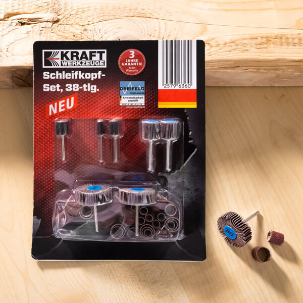 Schleifkopf-Set 38-tlg.