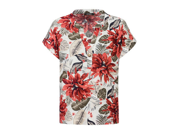Esmara Ladies' Linen-Blend Blouse