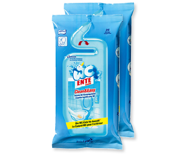 Lingettes de nettoyage humides WC ENTE