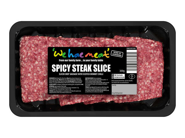 We Hae Meat Spicy Steak Slice - Lidl - Great Britain - Specials archive