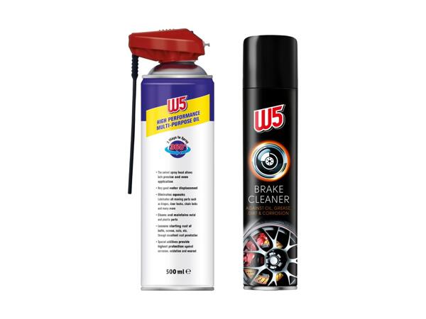 W5 Multioliespray eller bremserengøring