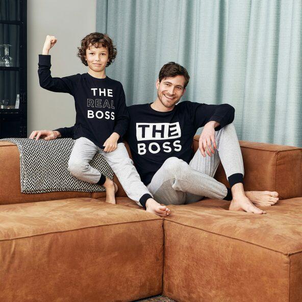 Twinningpyjama voor papa of zoon