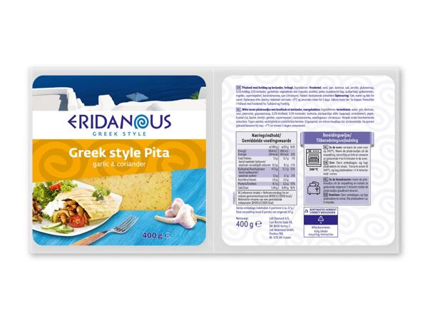 ERIDANOUS Pita med hvidløg og koriander