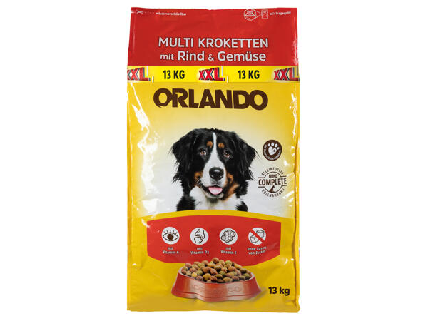 Hundetrockenfutter Kroketten 10 kg + 3 kg gratis