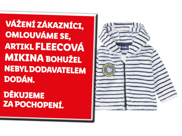 FLEECOVÁ MIKINA