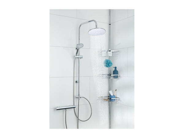 Livarno Home Overhead Shower Kit with Anti-Drip System