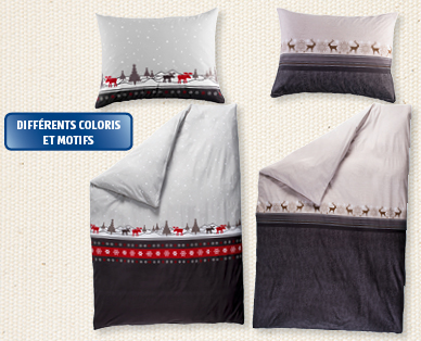 Parure de lit hivernale en jersey MY NIGHT STYLE