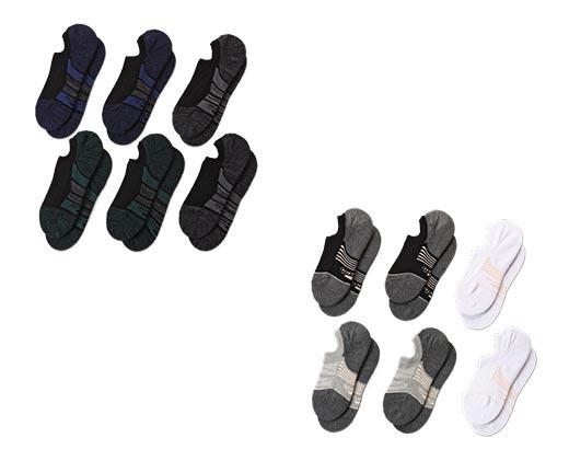 Crane 
 Men's or Ladies' 6-Pack Fitness Socks