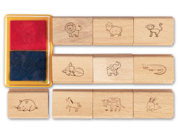 Kinderstempel-Set, 11-teilig