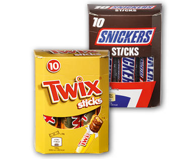 Twix/Snickers Sticks