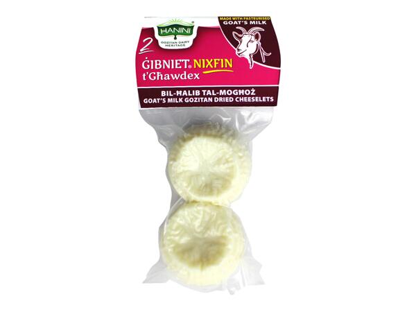 Gibniet cheeselets with goat's milk