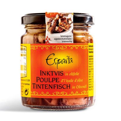 Inktvis in olijfolie