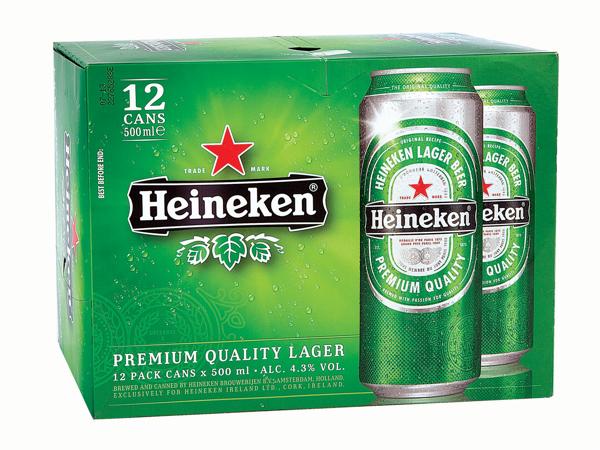 Heineken 4.3% 12x500ml