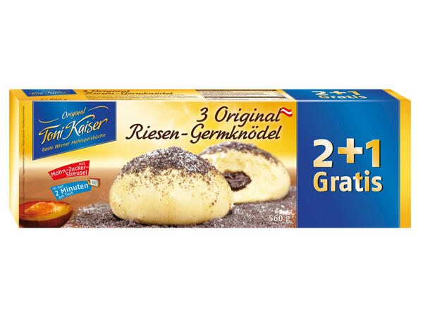 TONI KAISER Riesen-Germknödel