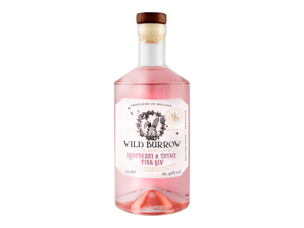 Raspberry & thyme pink gin