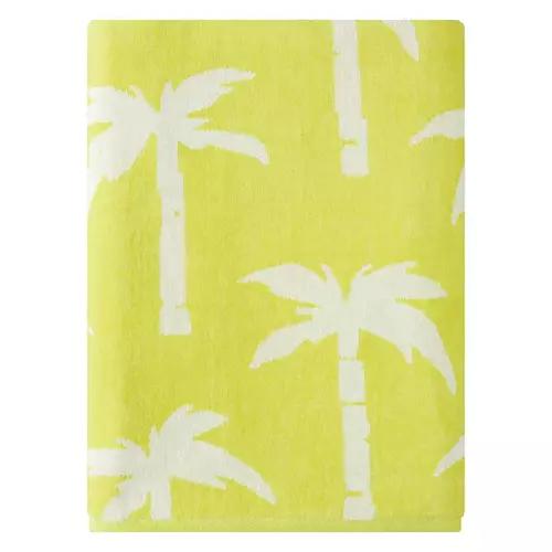 40" x 72" Luxury Beach Towel, Palms