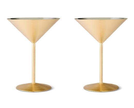 Crofton 
 Stainless Steel Wine or Cocktail Glass Set