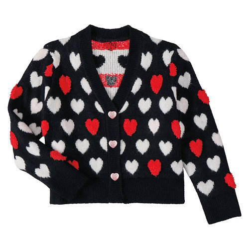 Children's Valentine's Day Sweater - Black, L