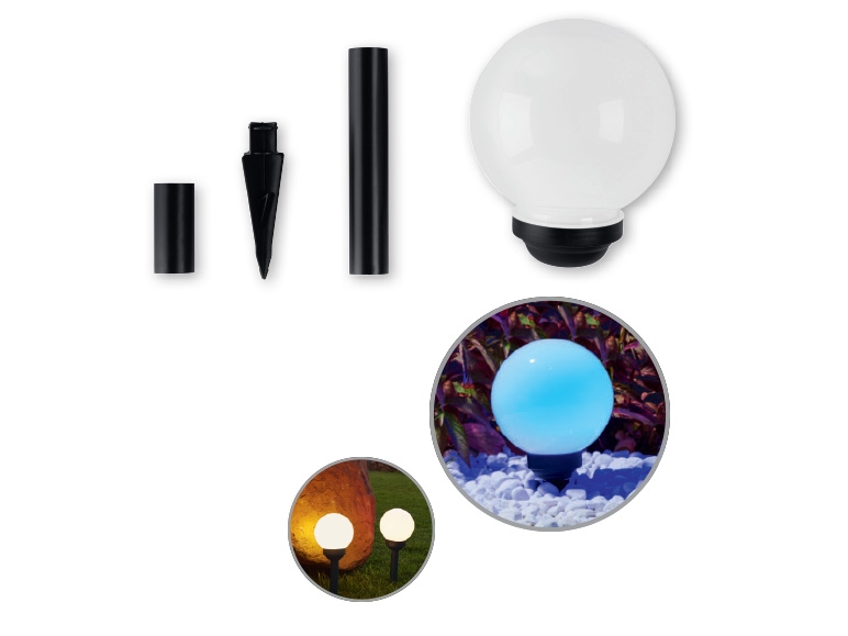 LIVARNO LUX(R) Solar Powered LED Light Ball