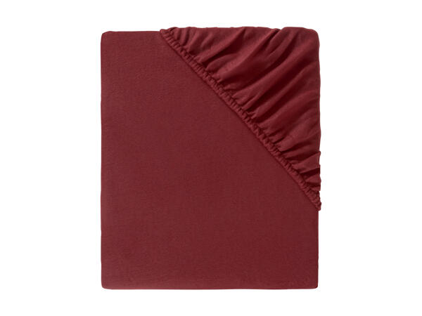 Livarno Home King Size Fleece Fitted Sheet