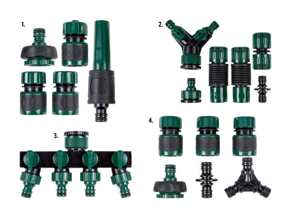 4-Wege-Verteiler/ Schlauchanschluss-Set