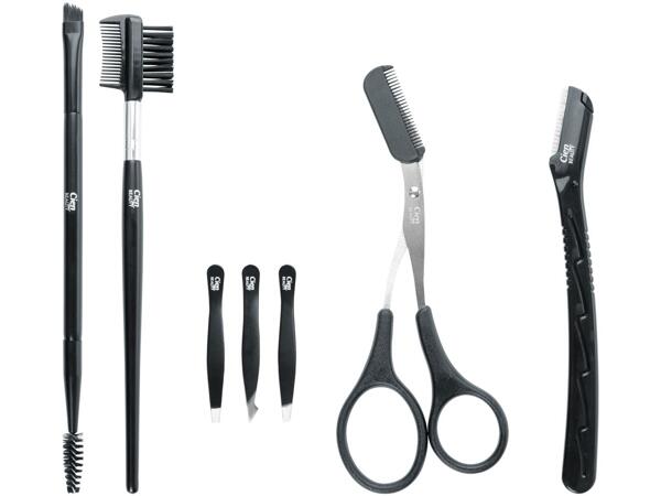 Eyelash or eyebrow cosmetic set