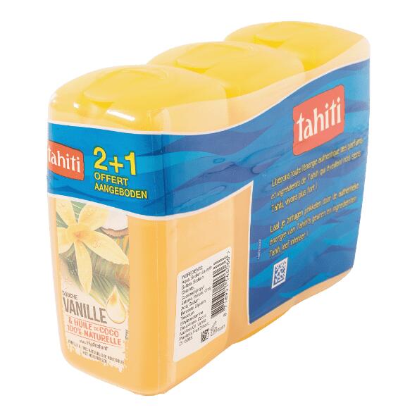 TAHITI(R) 				Gel douche, 3 pcs