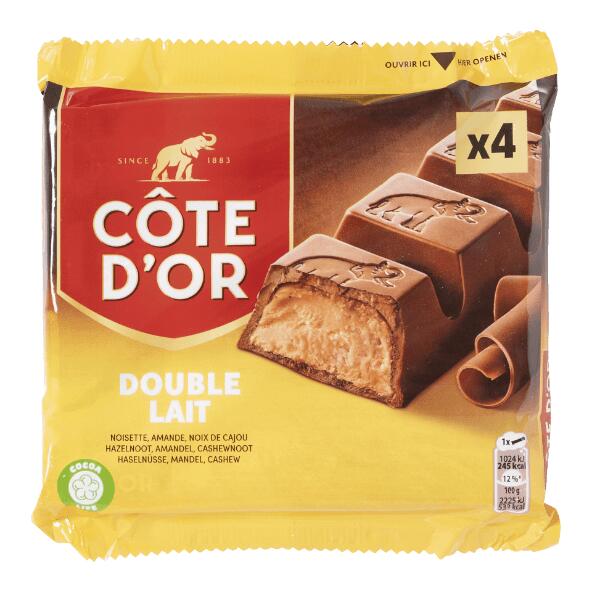 CÔTE D'OR(R) 				Schokoladenriegel, 4 St.