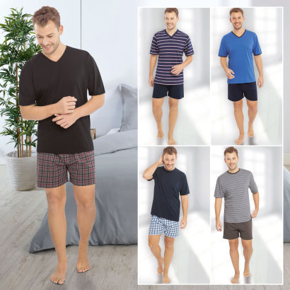 Shortypyjama voor heren