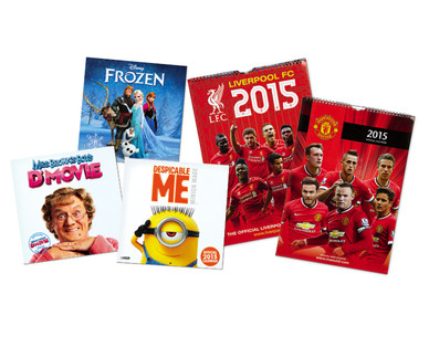 Celebrity/Football 2015 Calendar 