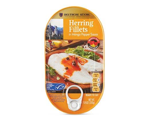 Deutsche Küche Herring Fillets in Flavored Sauces