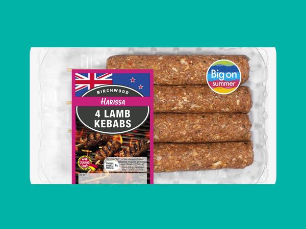 Birchwood 4 New Zealand Harissa Lamb Kebabs