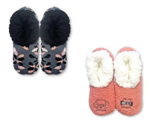 Serra Ladies Cozy Knit Slipper Socks