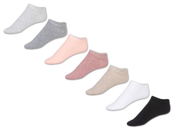 Damen/​Herren Sneakersocken, 7 Paar