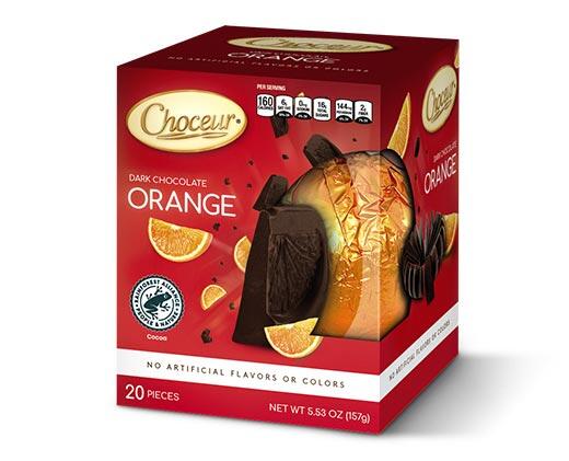 Choceur 
 Break-A-Part Dark Mint, Milk or Dark Orange Chocolate