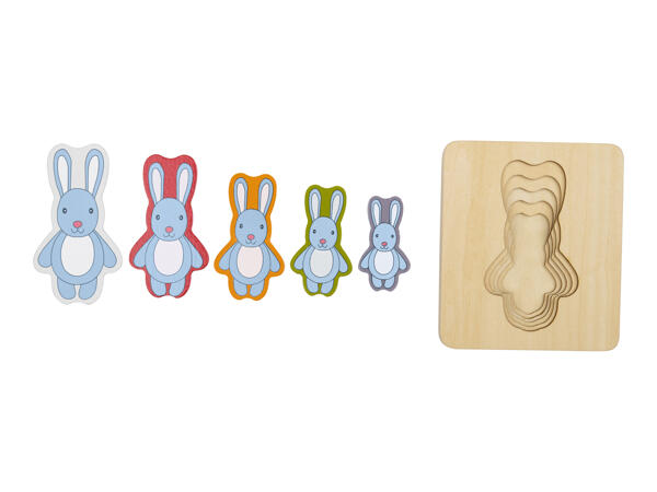 Playtive Wooden Puzzle / Pull Along Toy / Push Toy