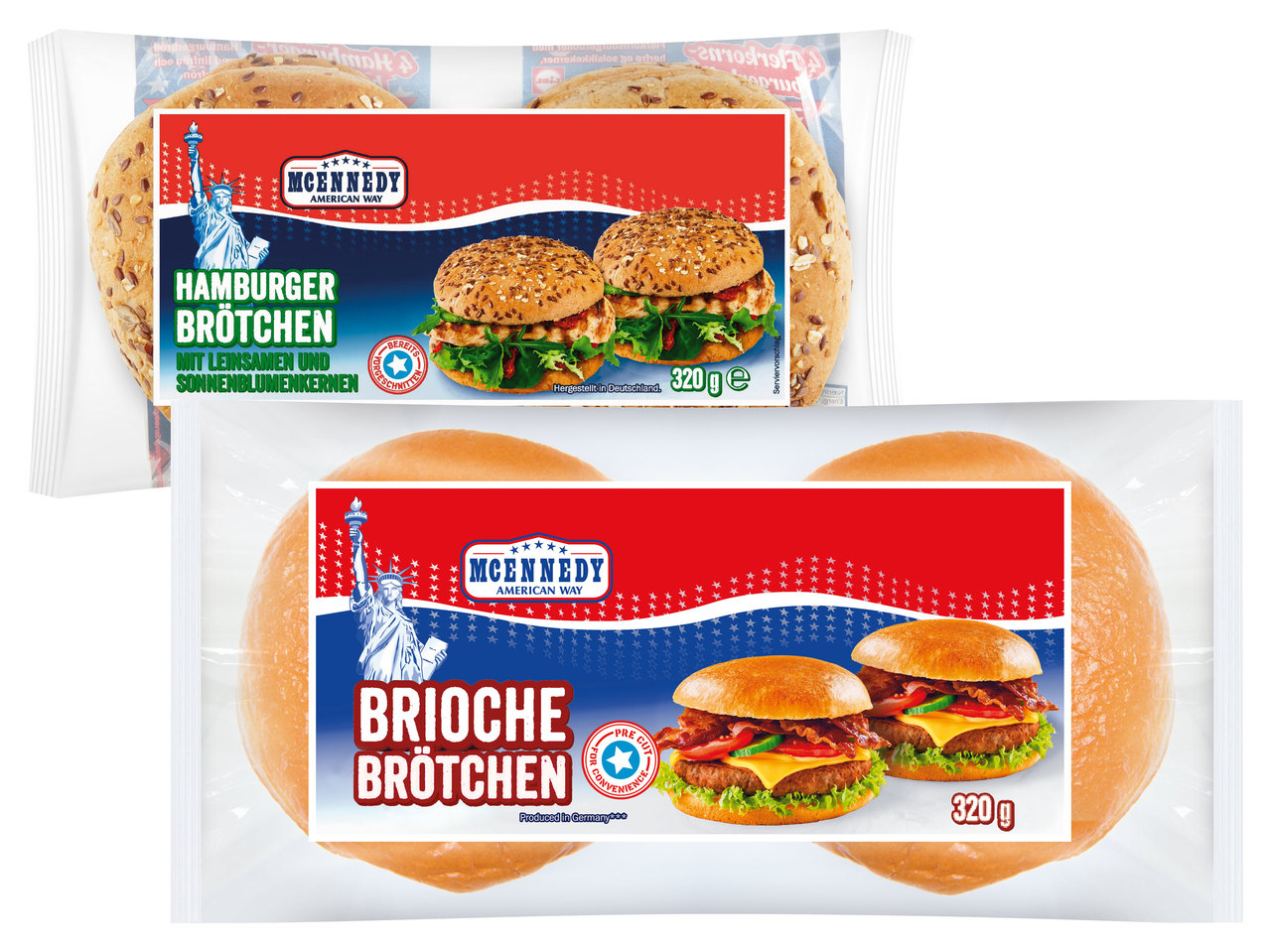 MCENNEDY Burgerbrötchen
