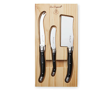 Lou Laguiole Cheese Knife Set 3pc