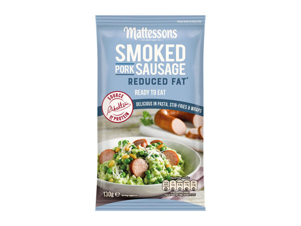 Mattessons Reduced Fat Smoked Pork Sausage