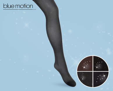 BLUE MOTION Damen-Glitzer-Strumpfhose