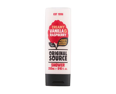 Original Source Shower Gel Creamy Vanilla and Raspberry 250ml