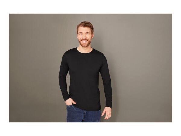 Livergy Men's Thermal Long-Sleeve Top - Black