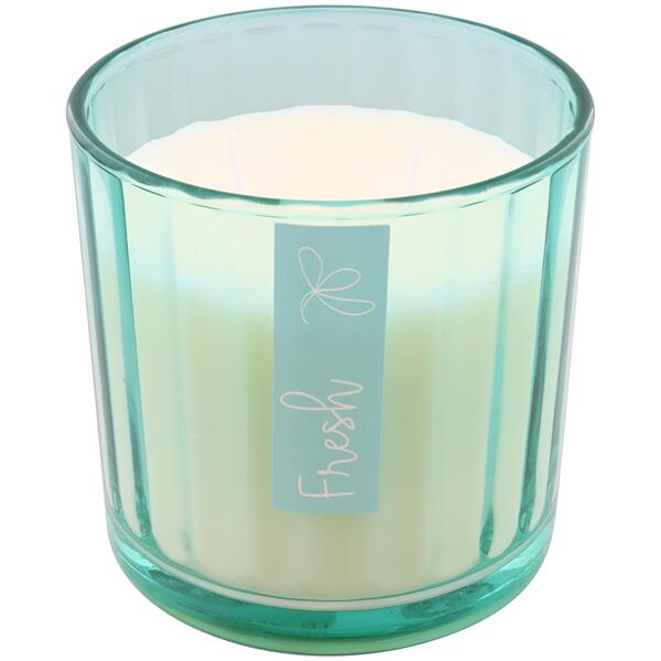 Bougie parfumée dans un verre