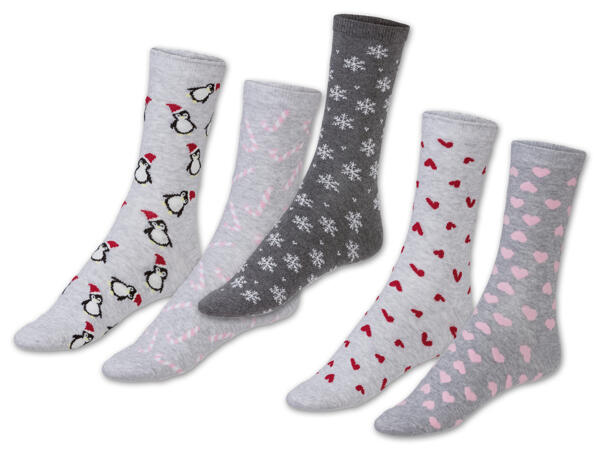 Damen Socken, 5 Paar