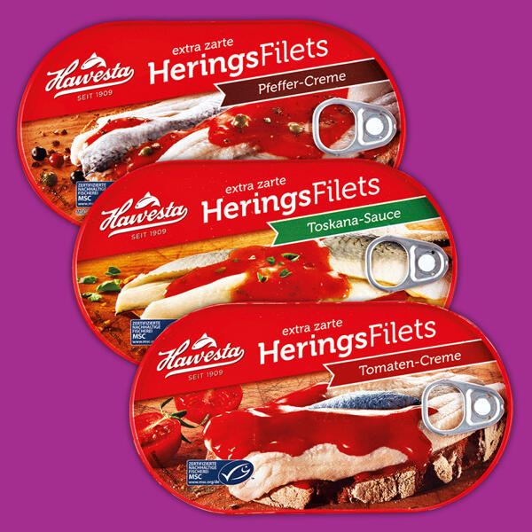 Extra zarte Heringsfilets