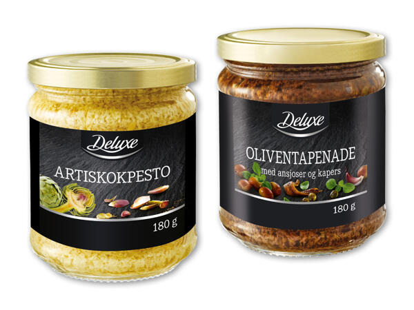Oliventapenade eller artiskokpesto