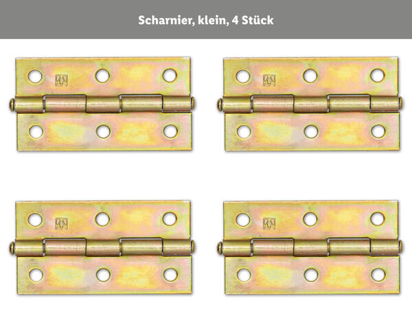 Scharniere-/​Riegel-/​Bänder-Sortiment