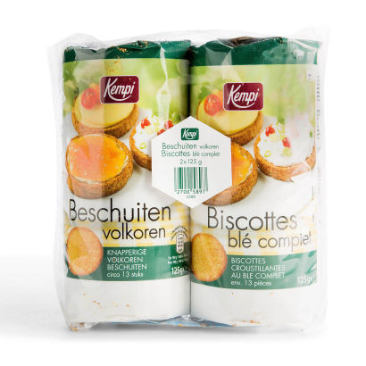 Volkorenbeschuiten, 2-pack