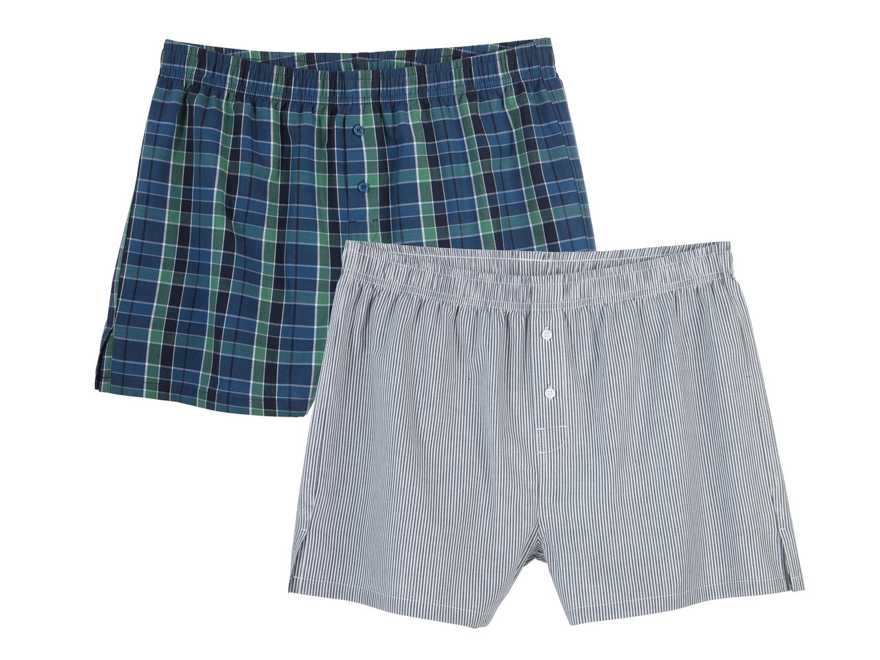 Men's Cotton Boxers, 2 pieces