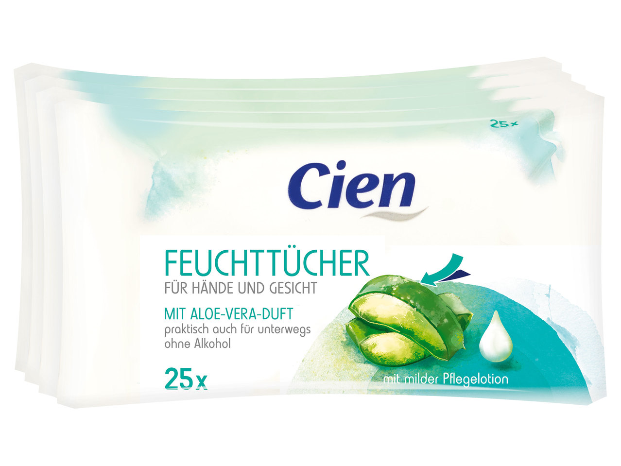 CIEN Feuchte Reisetücher